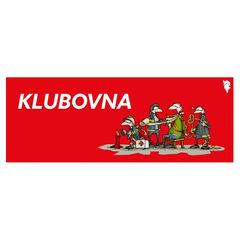 Samolepa KLUBOVNA červená