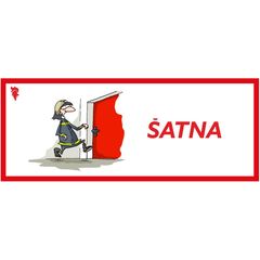 Samolepa ŠATNA bílá